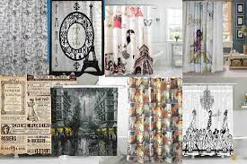 Champagne chandelier eiffel tower shower curtain. 25 Paris Themed Shower Curtains That Will Add French Chic To Your Bathroom Home Decor Bliss