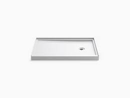 Shower kit base, walls, and all silicone. K 8638 Rely Shower Base 48 X 32 Inch Right Drain Kohler