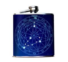 Capricorn Star Chart Flask December Birthday Birthday In January Astrology Chart Gift Star Constellations Fun Astronomy Chart
