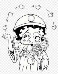 Maybe you would like to learn more about one of these? Betty Boop Clown Freetoedit Betty Boop Coloring Pages Clipart 2217174 Pikpng