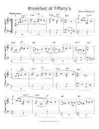 The unnamed narrator of the story is a young writer from a small town, out on his own for the first time. Breakfast At Tiffany S Sheet Music For Piano Solo Download And Print In Pdf Or Midi Free Sheet Music For Breakfast At Tiffany S By Henry Mancini Pop Musescore Com