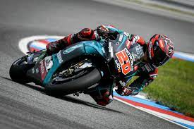 Fabio quartararo's paul ricard practice bike, and whether the punishment will fit the crime by david emmett 07/06/2020 5 comments share on facebook share on twitter google+ pinterest linkedin. Motogp Fabio Quartararo Fastest New Yamahas Break Cover During Testing Monday At Brno Roadracing World Magazine Motorcycle Riding Racing Tech News