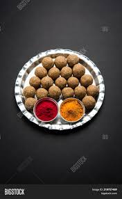 These 'tilguls', traditional marathi laddoos eaten on makar sankranti day. Tilgul Til Gul Haldi Image Photo Free Trial Bigstock