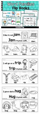 Rhyming Flip Books Word Families Word Families Cvc Word Families Phonics Activities