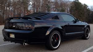 2007 Mustang Gt 2013 Raxiom Tail Lights Rear Diffuser Shaved Rear Trunk Lid Billet Gt Emblem Mrt Rear Louvers Silver Horse Racing Flush Mount Louvers 19