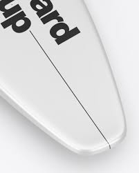 Simple edit with smart layers. Squash Tail Surfboard Mockup In Object Mockups On Yellow Images Object Mockups