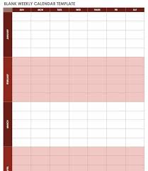 free blank calendar templates smartsheet