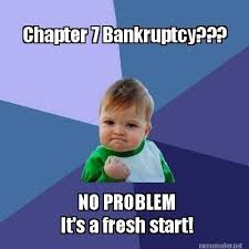 Meme Maker Chapter 7 Bankruptcy No Problem It 39 S A Fresh Start Meme Maker Workout Humor Gym Humor Gym Memes