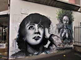 Fresque "edith Piaf" in Vitry-sur-Seine