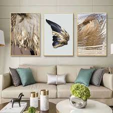 Abstract Wings Canvas Wall Art Wall Decor Living Room Modern Wall Decor Living Room Living Room Art