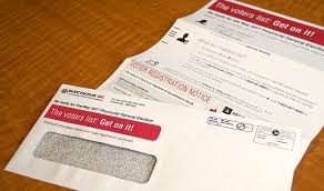 Failure to complete the form properly could result in your registration being delayed or denied. Voter Registration Notices Are In The Mail Elections Bc