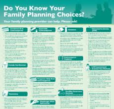 global family planning handbook wall chart the challenge