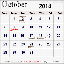 Yearly calendar showing months for the year 2021. Calendar For October 2018 Malaysia Calendar Printables Calendar October Calendar