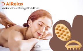 Amazon.com: AiRelax Herramientas de masaje de terapia de madera, cepillo  corporal de masaje de madera para removedor de celulitis, alivio de picazón  ...