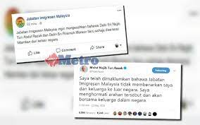 Uefa hapus peraturan gol tempat lawan. Imigresen Senarai Hitam Najib Rosmah Terkini