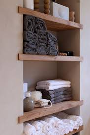 Bathroom storage what a great use for a tiny niche. Small Space Solutions Recessed Storage Amenagement Salle De Bain Idee Salle De Bain Idees Salle De Bain