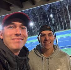 Cool speaking with Coach Tom, @unccharlotte @ncwctennis stand out  @acoshonny and to youth players at @mountainbrookclub est 1962! Very good  coaching staff @brandeistennis @lsuwten @dartmouthmtennis connections and  players !