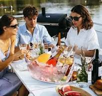 Plastic Wine Glasses Ice Buckets For Parties, 5.5 Liter Large Clear Acrylic  Food Grade Ice Bucket, Mimosa Bar Supplies Beverage Tub For Champagne Beer  ...