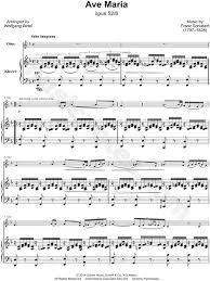 Concert în cinstea fecioarei maria: Franz Schubert Ave Maria Op 52 No 6 Oboe Piano Sheet Music In F Major Download Print Sku Mn0148883