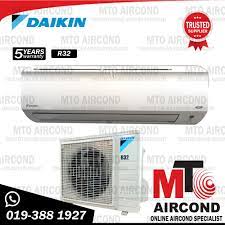 Discount rm50.00 if using existing copper pipes. Mto Daikin Non Inverter 1hp Air Conditional 1 0hp Aircond Ftv28p Rv28f Shopee Malaysia