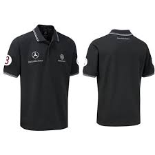 Mercedes Gp Polo Shirt Black Mercedes Gp Shirts Polo Shirt