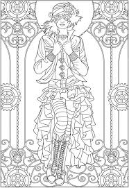 Welcome To Dover Publications Steampunk Coloring Book Fashion Coloring Book Steampunk Coloring