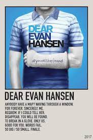 Dear Evan Hansen Minimalist Poster Dear Evan Hansen Minimalist Poster Film Posters Minimalist