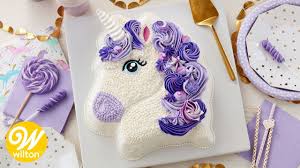 Find the best birthday cake ideas for fantasy fiction lovers. How To Make A Purple Buttercream Unicorn Birthday Cake Wilton Youtube