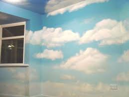 #cloudsky #cloudpainting #cloud how to paint clouds sunset, paintings www.mywonderfulwalls.com/ how to paint clouds clouds look great in kids' rooms. Girls Bedrooms Cloud Painted Ceiling Home Decorating Ideas Disney Wall Murals Kids Wall Murals Childrens Wall Murals