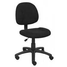 Free delivery and returns on ebay plus items for plus members. Fabric Armless Black Office Chair Cheerish Innovation Private Limited Id 18479522388