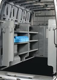 General Service Package Nissan Nv High Roof Commercial Van Interiors Van Interior Locker Storage