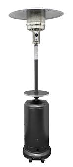 87-inch Mocha Powder Coated UPHA 46000 BTU Commercial Gas Outdoor Patio  Heater With Sandbox And