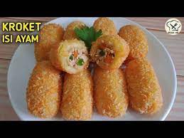 Resep Dan Cara Membuat Kroket Kentang Isi Ayam Enak Dan Mantap Youtube Kroket Ide Makanan Resep
