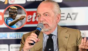 Napoli President De Laurentiis Under Investigation For False Accounting In  Osimhen Deal