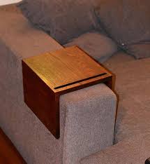 Couch Arm Table Custom Sofa Arm Tray Handmade Wooden Couch Couch Arm Table Custom Sofa Custom Wood Signs