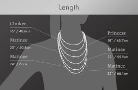 necklace length guide choosing a necklace that is right