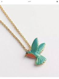 Kate S Mini Hummingbird Necklace Tiny And Delicate For That Occasion You Love Sweet Nectar Comes In Kate S Kate Spade Necklace Hummingbird Necklace Necklace