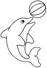 Animales Acuaticos Para Colorear Escuela En La Nube Animalitos Para Colorear Delfines Para Colorear Dibujos Para Pintar Faciles