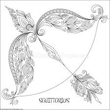 Free Download Zodiac Sign Sagittarius Coloring Pages Coloring Coloringbook Coloringpages Zentan Sagittarius Tattoo Designs Arrow Tattoos Sagittarius Tattoo