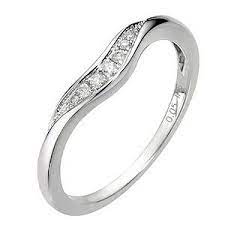 18ct White Gold U Shaped Diamond Ring H Samuel The Jeweller Wedding Ring Shopping Solitaire Ring Designs White Gold Wedding Rings