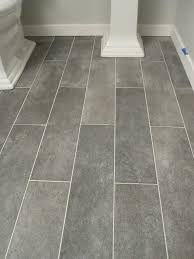 Bathroom Floor 6 X 24 Plank Tiles Love The Color And Materiel Home Remodeling Flooring Bath Remodel