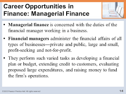The management of money, banking, investments, and credit. Objectives Define Finance And The Managerial Finance Function Ppt Download