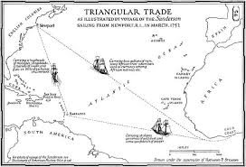 Triangular Trade Was A Form Part Of A Three Legged Trade Network On The First Leg Merchant Ships Bought Good To Afric Teaching History Middle Passage Slavery