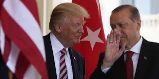 ترامپ خطاب به اردوغان : به همسر زیبایت سلام برسان! + فیلم