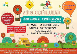 Un grup de copii participă la un concurs de desene pe asfalt, cu. Ziua Copilului 2019 Diverse Evenimente Cluj Fest Ro