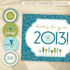 Hello New Year Hostess Holiday Essentials Printable Party Collection 15 00 Via Etsy Holiday Hostess Holiday Essentials Newyear