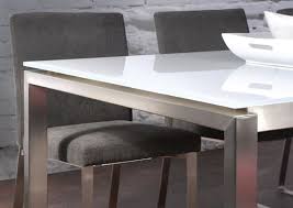 Spazio Table A Table Fit For The Trendiest Interiors With Its Pure And Simple Design In Which Steel Is Paired W Trica Furniture Furniture Dining Furniture
