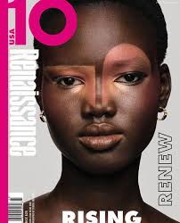 chan_nyakong COVERS @10magazineusa shot by @antoineandcharlie ✨⚡️🌟  Creative Director Makeup @peterphilipsmakeup Hair @sebastienrichard1 Nails  @anatolerainey Digital operator Louis Clerc Production Elissa Thomas 10  Magazine USA Issue 03 Cover 2 ...