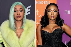 Megan thee stallion gobble me, swallow me, drip down the side of me, quick, jump out 'fore you let you get inside of me , i tell him where [verse 3: Cardi B And Megan Thee Stallion Release New Song Wap And Music Video Ew Com
