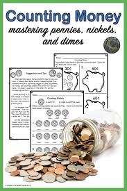 Teaching Money Counting Coins Pennies Nickels And Dimes Teaching Money Teaching Counting Money Activities